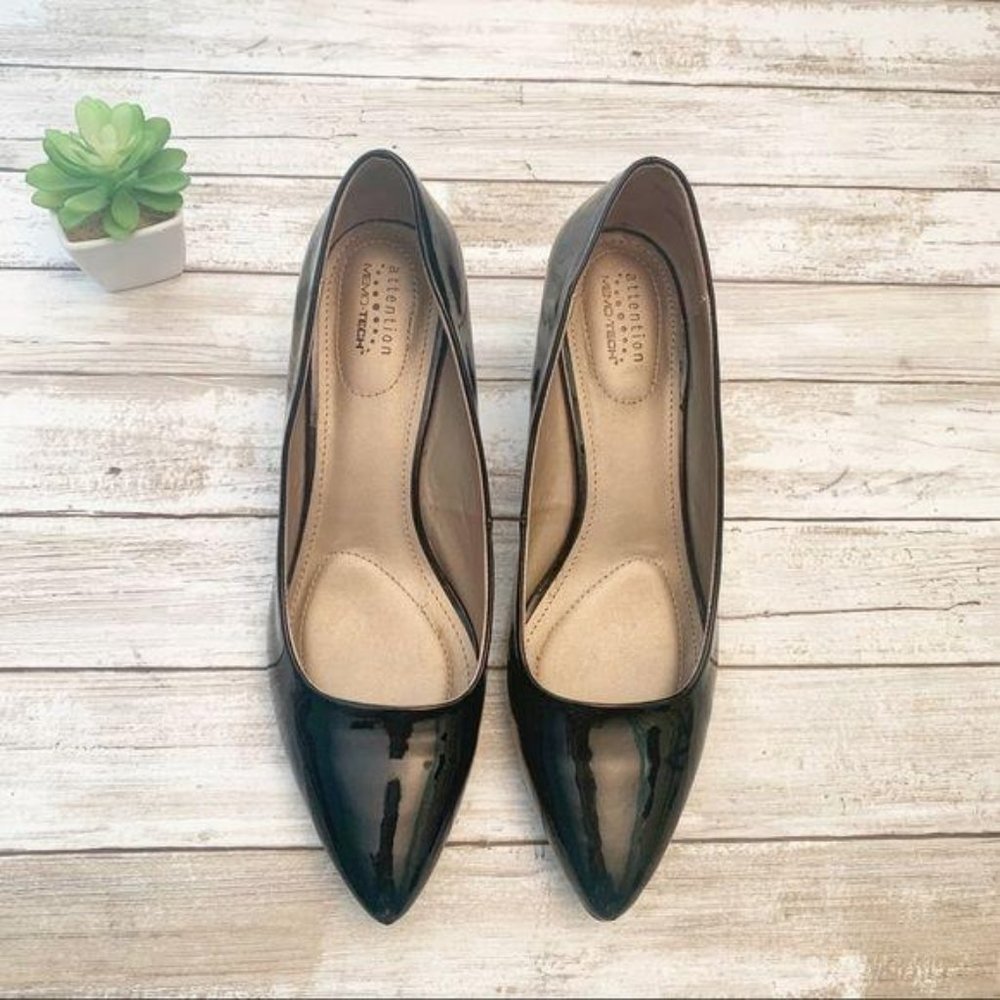 Attention Memory Technology Women's Black Pumps 8.5